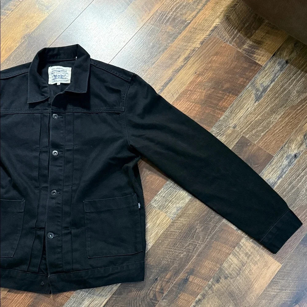 Levi's Made & Crafted Type II Trucker Jacket - Nero Nero - Medium - Picture 6 of 9